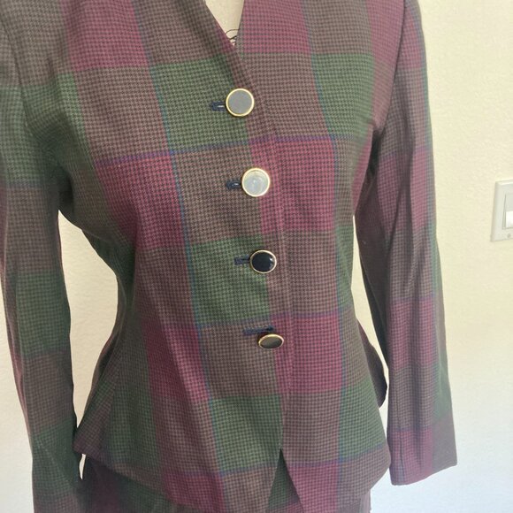 Kasper ASL Peplum Coat Suit - Picture 6 of 10